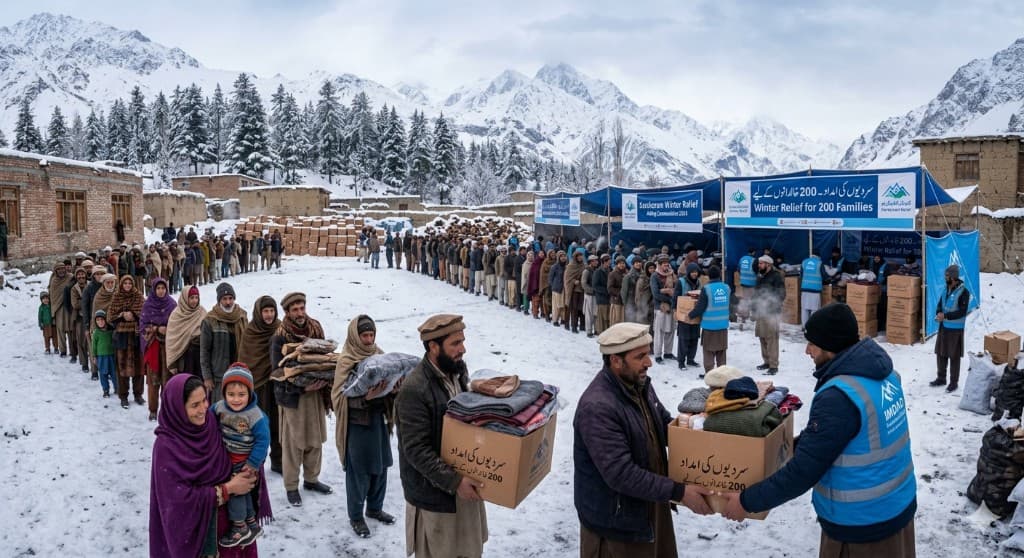 Winter relief for 200 families
